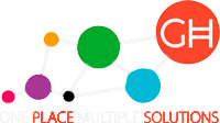 Gadget Hub Logo One Place Multiple Solutions Logo F